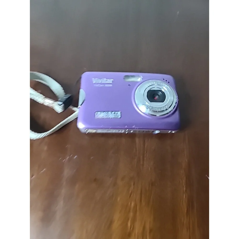 Vivitar ViviCam X029 Purple 10.1MP Digital Camera 4x Zoom Untested